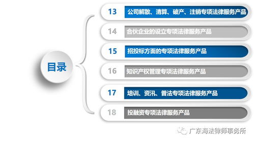 廣東海法律師事務所企業(yè)法律服務產(chǎn)品——信息咨詢服務